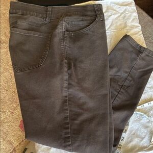 Democracy Straight Leg Pants in Chocolate Brown